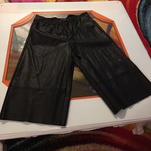 Banana Republic Faux Leather Culottes NWT